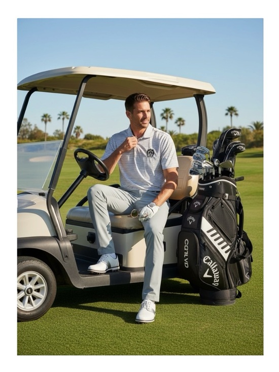 Holderness & Bourne Other - Holderness and Bourne ✪ The Walker Golf Polo ✪ Azalea Stripe ✪ Embroidery ✪ M